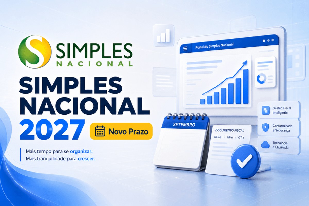 Arte sobre o Simples Nacional e o ano de 2027